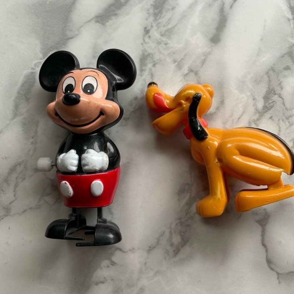 Vintage Mickey and Pluto toys 1997 - pluto does not work